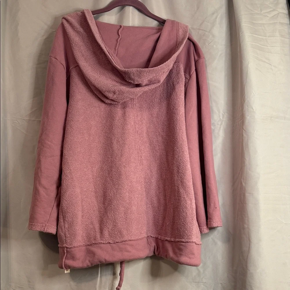 FP Beach by Free People Pink Hoodie Pullover – Size Small - Picture 9 of 9